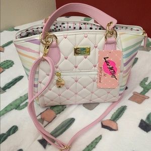 Rainbow Luv Betsey  satchel by Betsey Johnson
